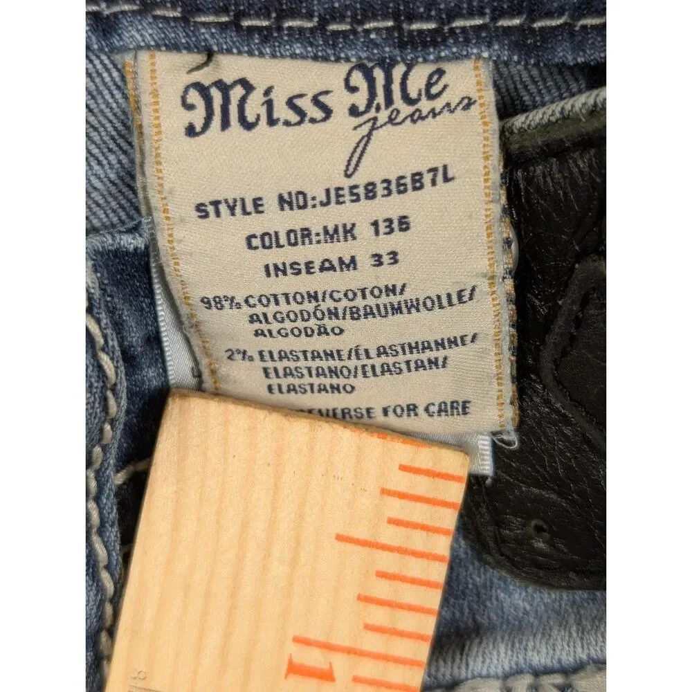 Miss Me Boot Jeans JE583B7L Women's Size 27 - Picture 16 of 16